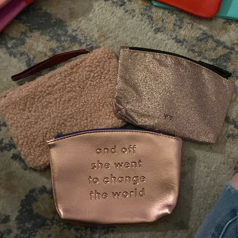 3 makeup bags